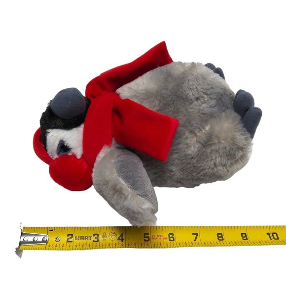 NEW Coca Cola Penguin w/ Coke Red Scarf Ear Muff Plush Stuffed Bean Bag 2015 NOS - Picture 9 of 13